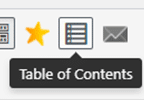 table of content button